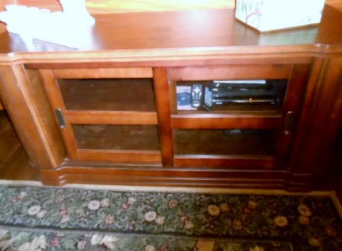 great entertainment center perfect size for your flat screen
