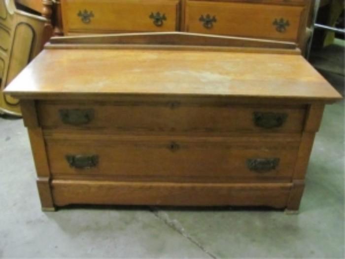 2 Drawer Oak Chest Dresser