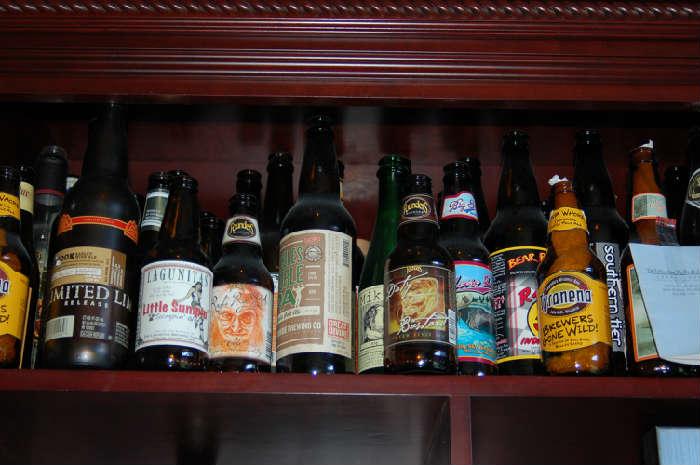 Beer bottle collection