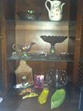 various glass bowls and dishes ranging fro $1.00 to $10