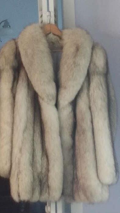 Fur coat, one of many unique clothing items offered for sale.