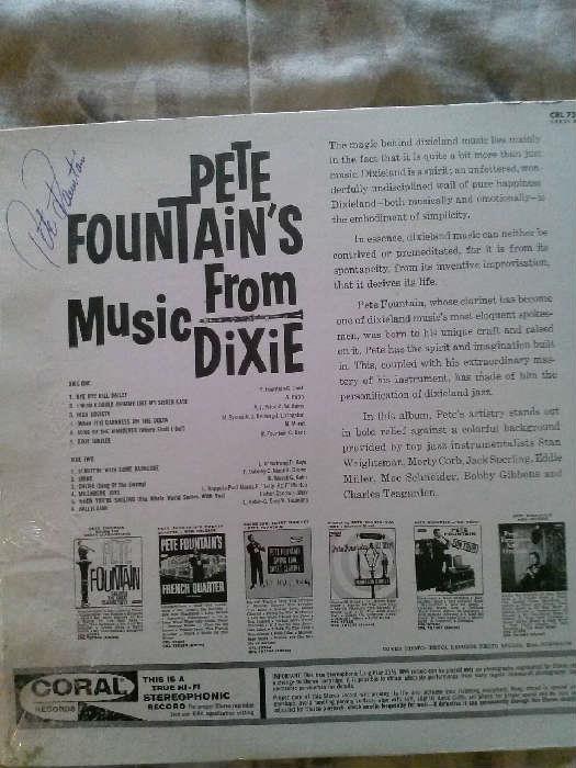 Signed album by Pete Fountain!
