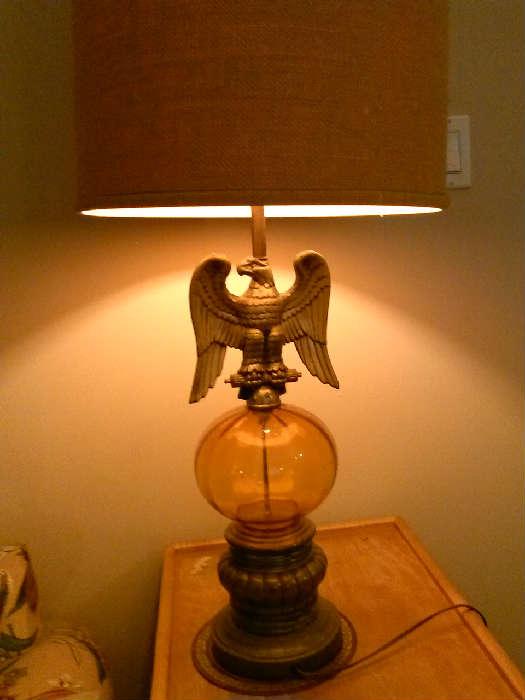 Eagle lamp.