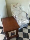 Norman Rockwell Arm Chair & Side Table....all BRAND NEW!