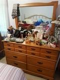 Nice Wide Dresser with mirror to match tall dresser
