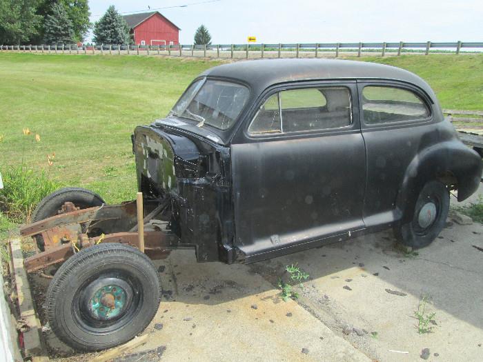 1946 Chevy Stylemaster - partially restored.  Complete w/ all parts & engine!