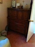 Mid-Century Modern White Fine Furniture Co. Tall Dresser - Mint Condition