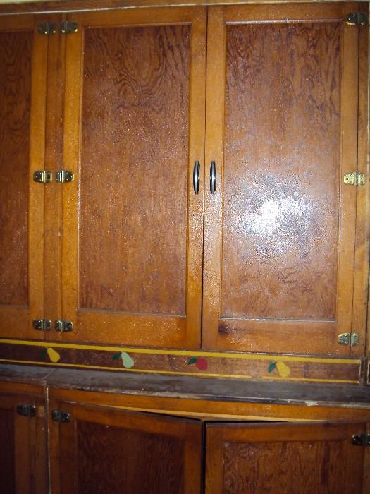 vintage built-in cabinets are for sale