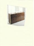 F-20 Ital 4-DOOR CREDENZA -LgBurlwood/ 18k.Gldpl (81x18x31"h)