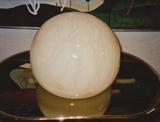L-6 ITAL.ALABASTER SPHERE- 2p. (not electrif.) 11dia x 10h