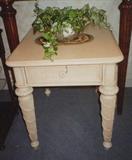 T-14 RECT ENDTABLE w/dwr- (bisque) "Sophia" (23x28x25h)