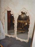 M-7 a&b PR small "FRENCH BISQUE" ACCENT MIRRORS-(16wx38h)SOLD SOLD SOLD
