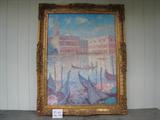 P-60 H.Jason - "IMPRESSIONS of VENICE" lg.oil on canvas -frmd (38wx47h)