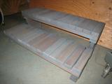SPA STEPS (new) CoastalGey CEDAR (38"x22"x14"h)