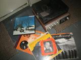 Vintage "SONY" RECORD TURNTABLE /AM-FM ...Assorted RECORDS & CASSETTES
