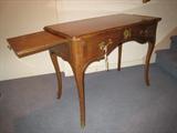 FR.PROVINCIAL Frtwood TABLEDESK with 18"sideslides