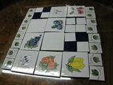 Handpainted "FRUIT LISTELLOS" - Ceramic Tiles