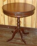Mahogany Drum Table