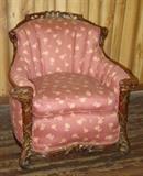 Carved Living Room Chair
