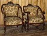 Chair & Rocker To Parlor Set