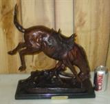Bronze Cowboy Statue