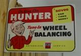 Metal Hunter Flange Sign
