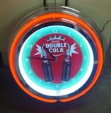Neon Double Cola Clock