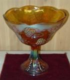 Carnival Glass Fruit Bowl