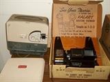 Kodak Brownie 500 Model C movie projector (1959-62) and Kalart Editor Viewer (1950s).