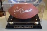 Joe Namath / Johnny Unitas Autographed Football