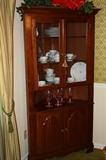 Tell City Cherry Corner Cabinet