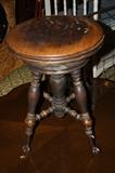 Antique Piano Stool