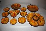Great set of Mid Century California Pottery Party Pieces!