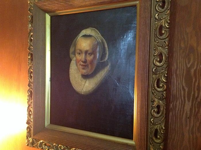 Flemish portrait signed bottom right..cannot make out signature.