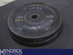 2 - 100 LB Milled York Plate Weights
