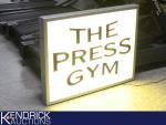 The Press Gym Light-Up Sign
