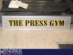 The Press Gym Metal Sign
