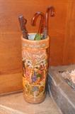 Decorated Umbrella Stand