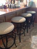 Metal stools 4 - very comfy 