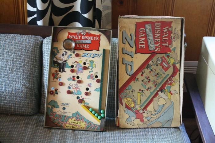 1940s Walt Disney's Song of the South "Uncle Remus' Zip" Pinball game