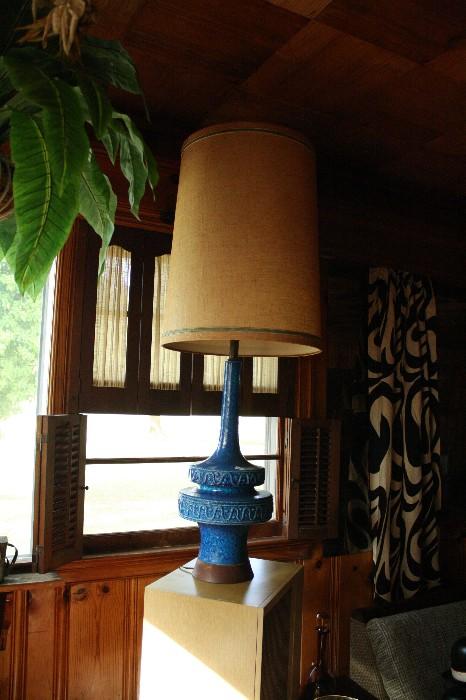 Retro Blue Lamp