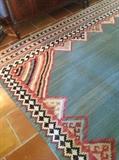 9x12 Turkish wool kilim rug