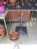 TABLE AND POTS