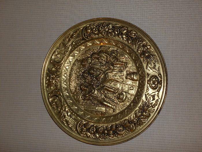 Brass plate from 1950's