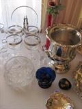 Glassware and silverplate