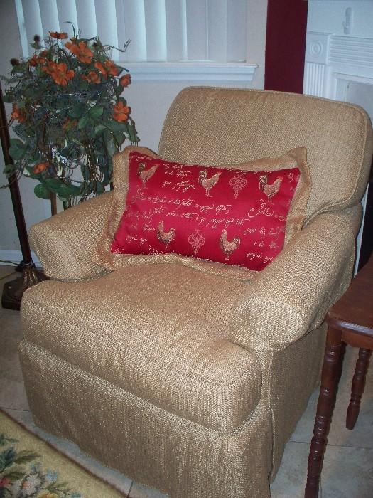 Goose Down Upholstered Chair