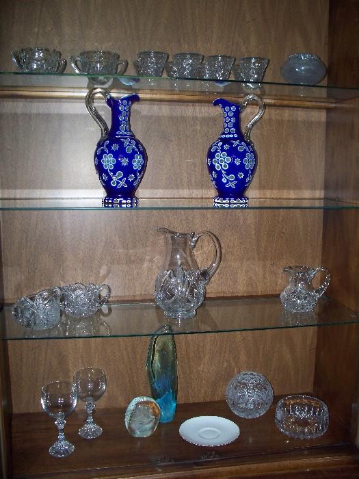 Czech Cased Glass, Waterford, Paperweights ...