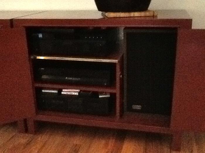 Sony stereo receiver and CD changer, pair of Revue speakers