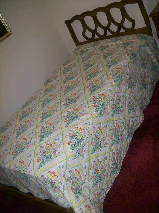 ONE OF A PAIR OF MATCHING TWIN BEDS~~ SOLD SEPERATELY