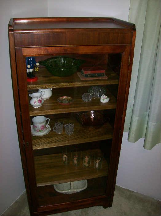 GREAT ANITQUE GLASS FRONT BOOKCASE